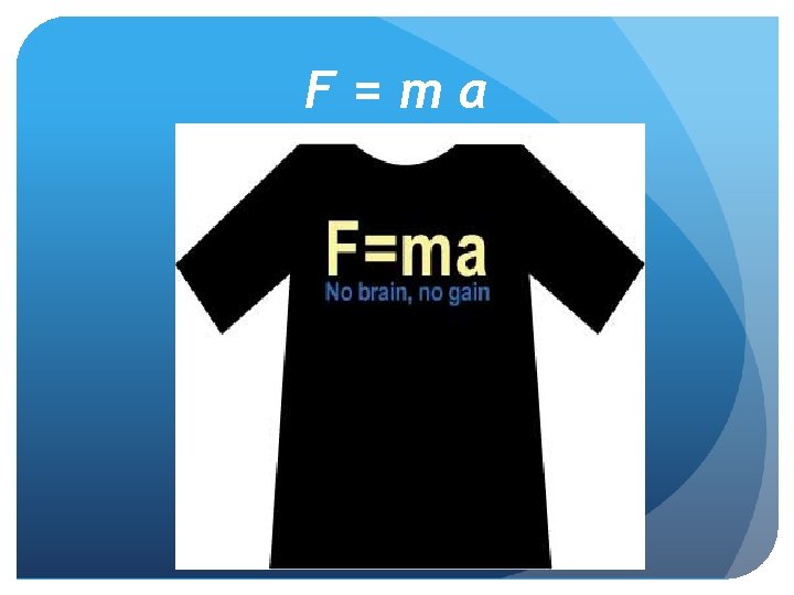 F=ma 