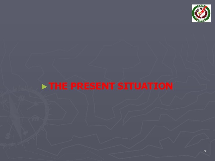 ► THE PRESENT SITUATION 3 