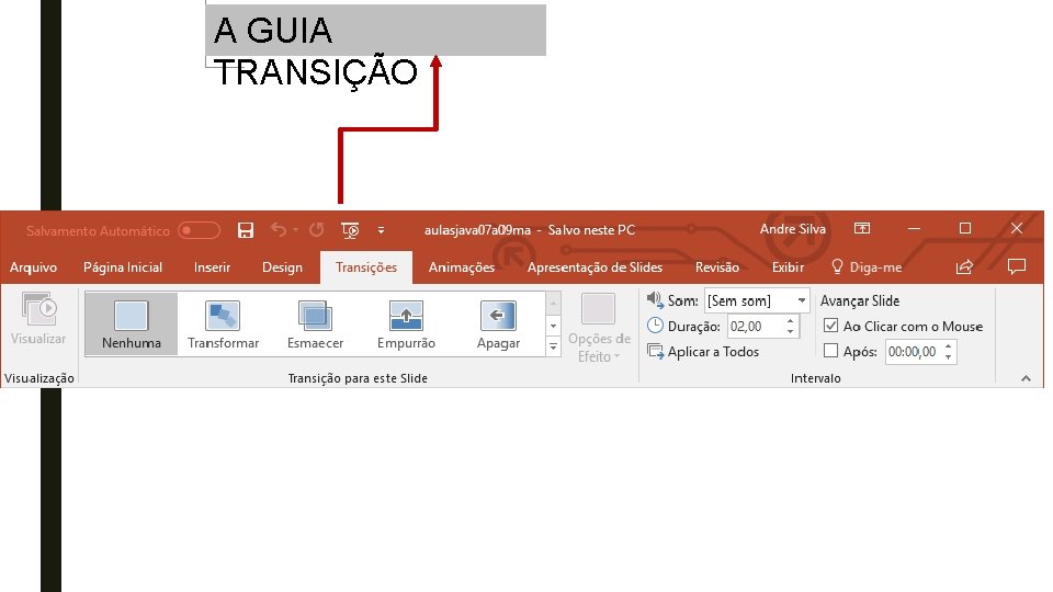 A GUIA TRANSIÇÃO 
