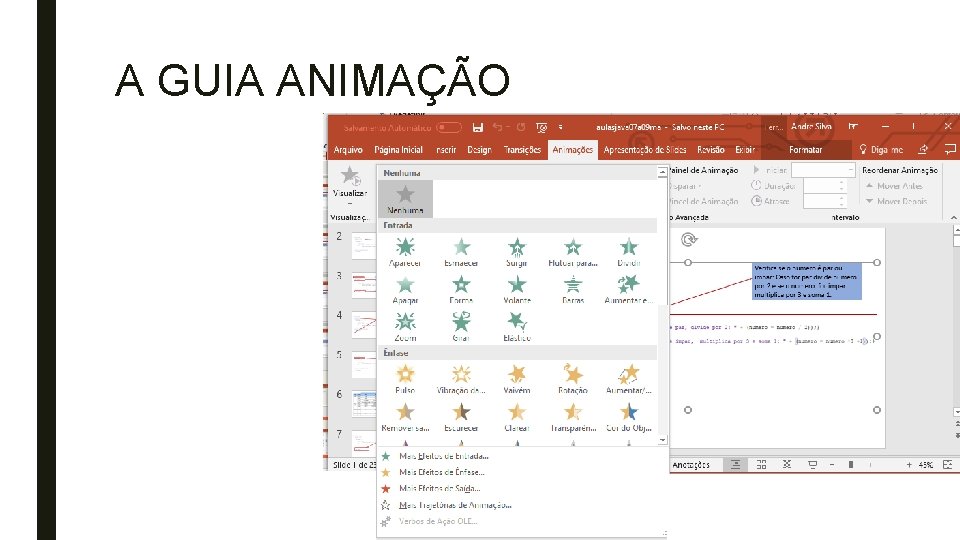 A GUIA ANIMAÇÃO 