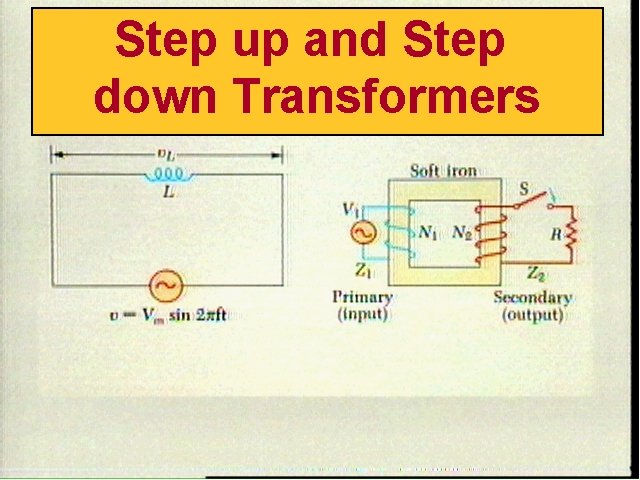 Step up and Step Transformers I down Transformers 