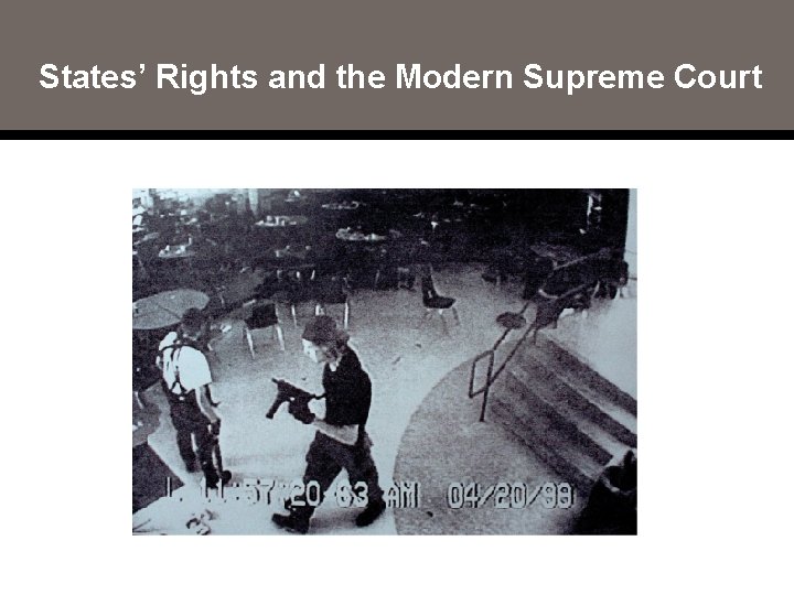 States’ Rights and the Modern Supreme Court 
