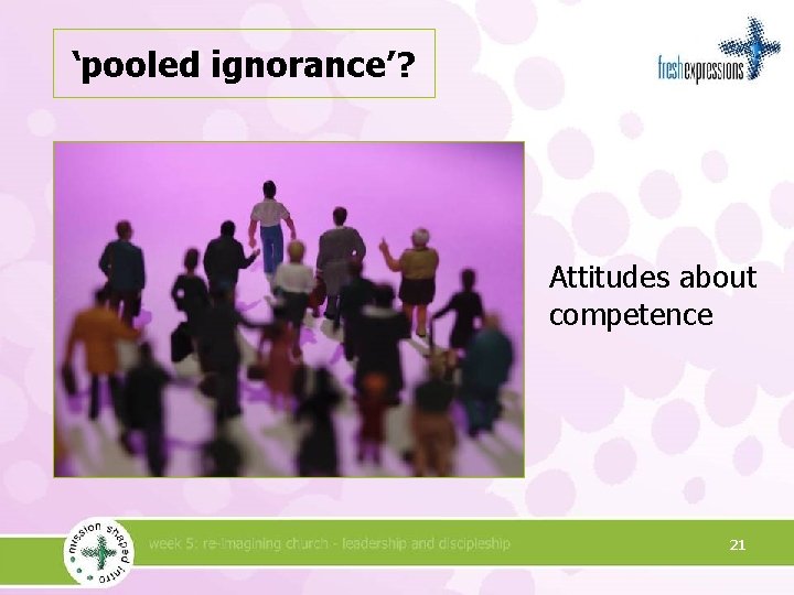 ‘pooled ignorance’? Attitudes about competence 21 