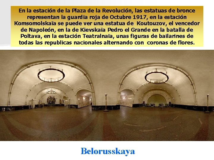 En la estación de la Plaza de la Revolución, las estatuas de bronce representan