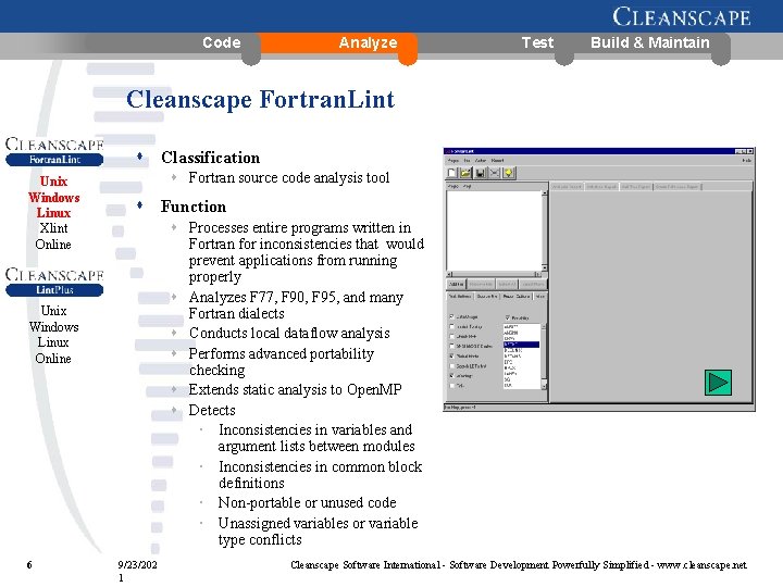 Cleanscape Testwise Software visualization and analysis tool box