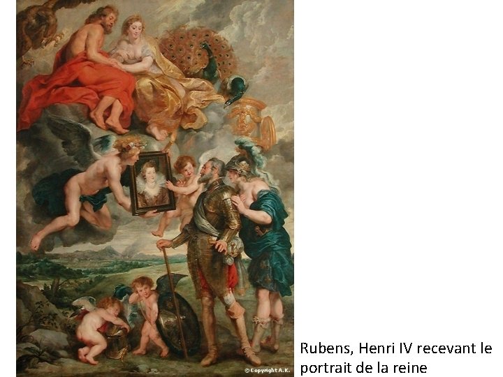 Rubens, Henri IV recevant le portrait de la reine 