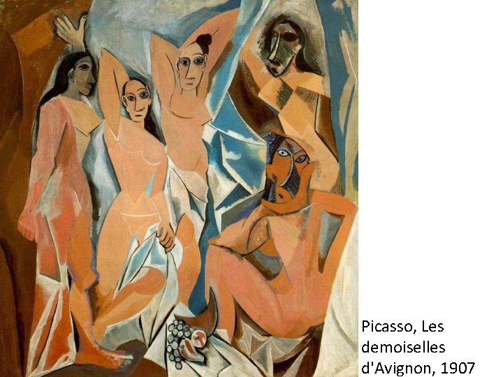Picasso, Les demoiselles d'Avignon, 1907 