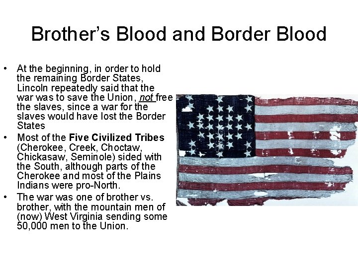 Brother’s Blood and Border Blood • At the beginning, in order to hold the