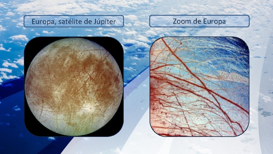 Europa, satélite de Júpiter Zoom de Europa 