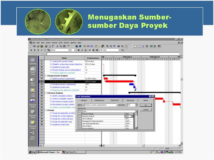 Menugaskan Sumbersumber Daya Proyek 