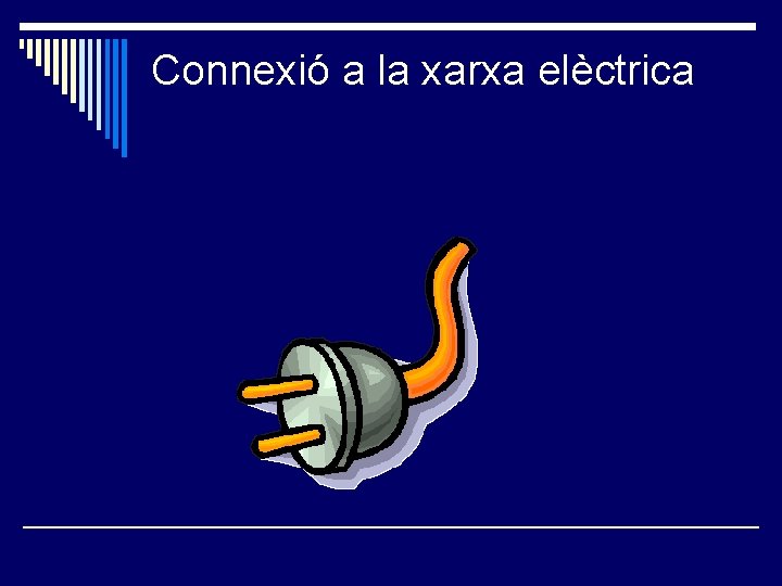 Connexió a la xarxa elèctrica 