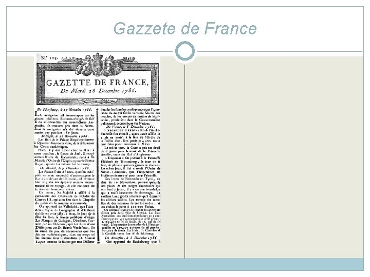 Gazzete de France 