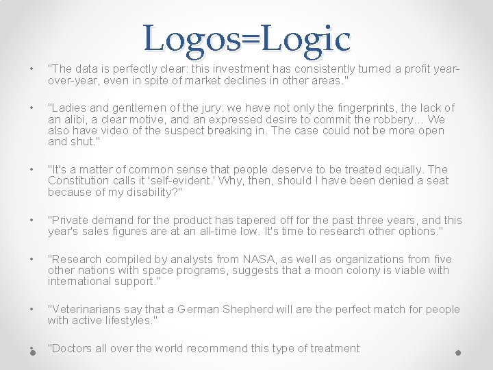 Logos=Logic • "The data is perfectly clear: this investment has consistently turned a profit