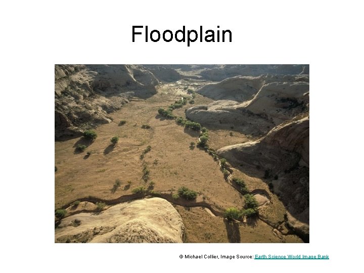 Floodplain © Michael Collier, Image Source: Earth Science World Image Bank 