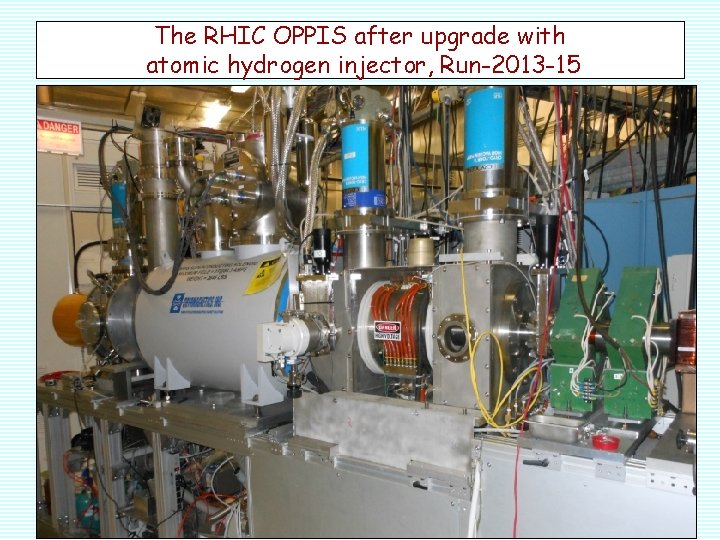 The RHIC OPPIS after upgrade with atomic hydrogen injector, Run-2013 -15 