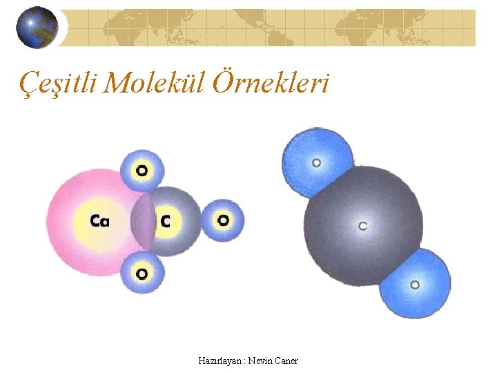 Çeşitli Molekül Örnekleri Hazırlayan : Nevin Caner 