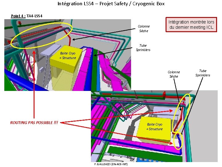 Intégration LSS 4 – Projet Safety / Cryogenic Box Point 4 : TA 4