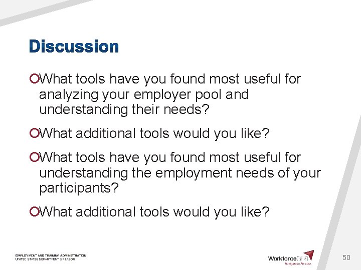 ¡What tools have you found most useful for analyzing your employer pool and understanding