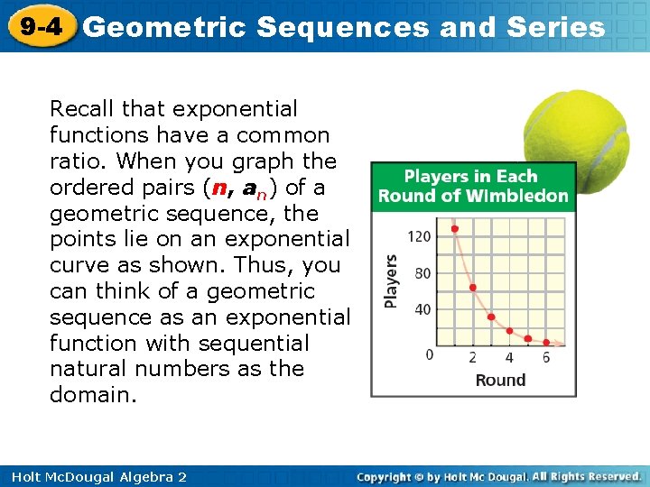 9 4 Geometric Sequencesand and Series Warm Up