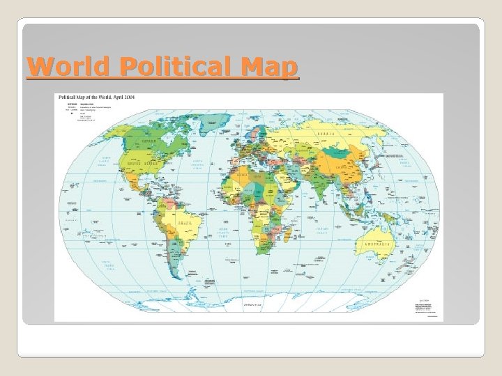 World Political Map 
