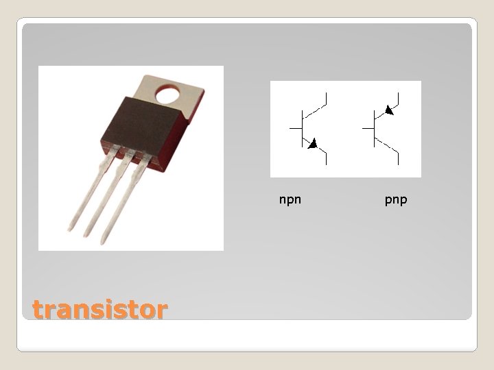 npn transistor pnp 