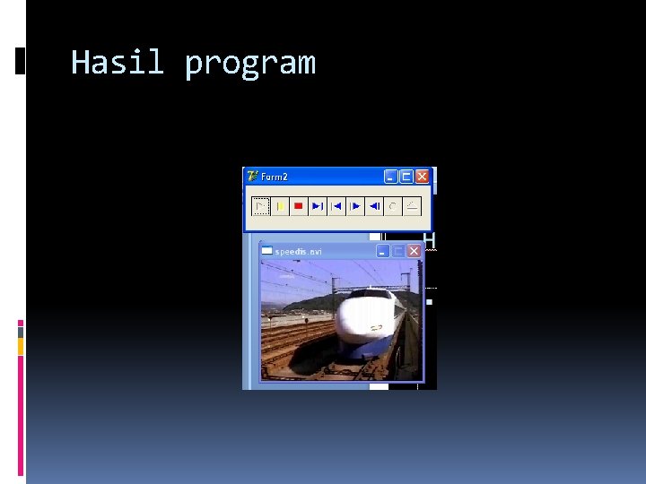 Hasil program Hasil program