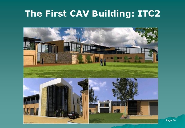 The First CAV Building: ITC 2 Page 20 