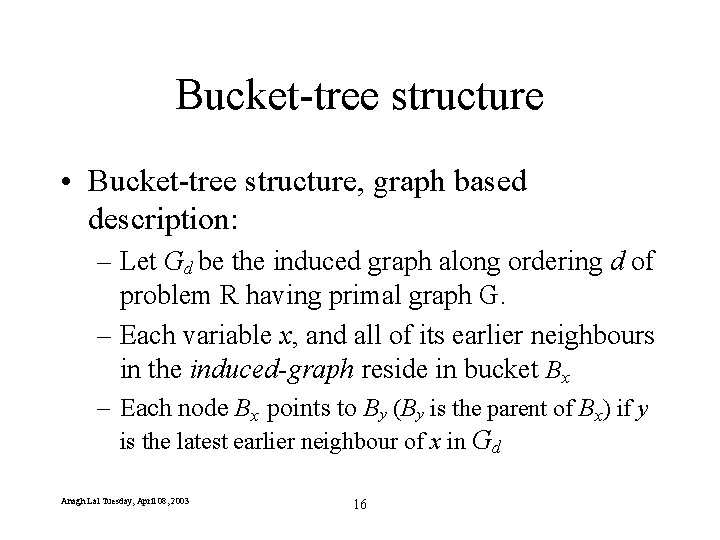 Chapter 9 Tree Decomposition Methods Part II Anagh