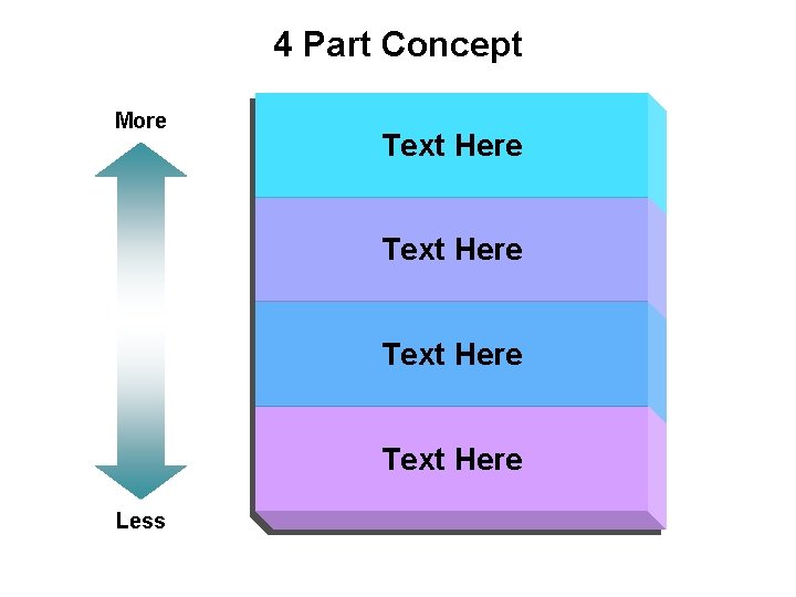 4 Part Concept More Text Here Less 