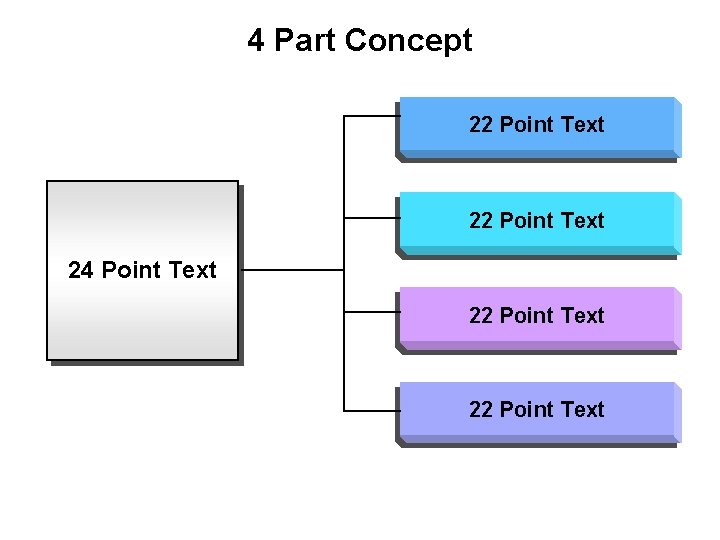 4 Part Concept 22 Point Text 24 Point Text 22 Point Text 