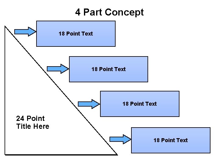 4 Part Concept 18 Point Text 24 Point Title Here 18 Point Text 