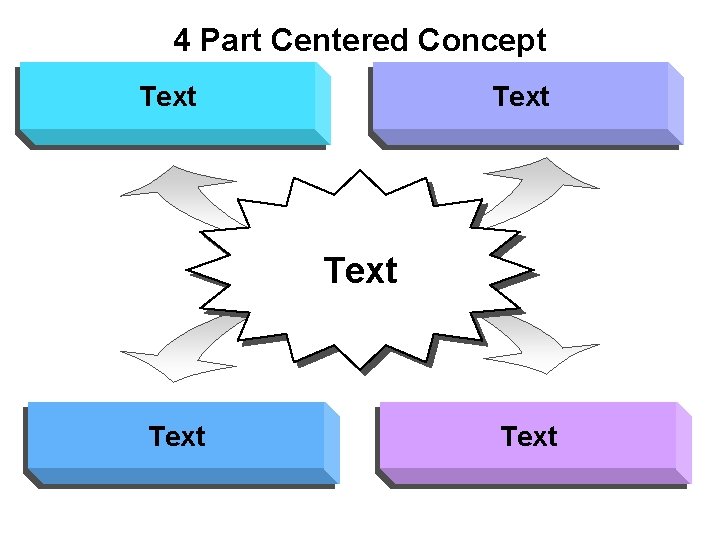4 Part Centered Concept Text Text 