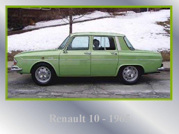 Renault 10 - 1965 