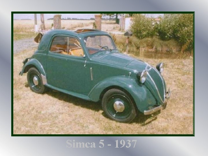 Simca 5 - 1937 