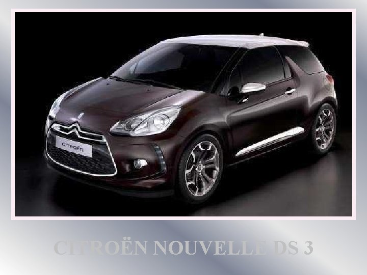 CITROËN NOUVELLE DS 3 