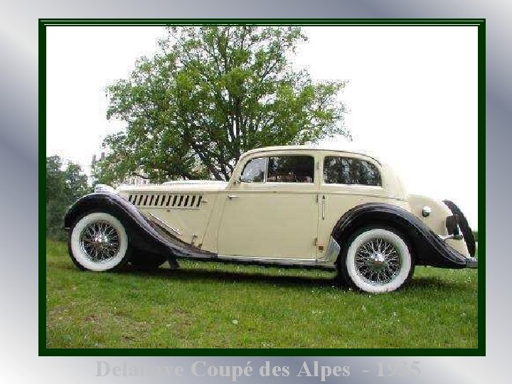 Delahaye Coupé des Alpes - 1935 