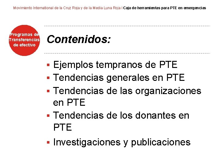 Movimiento International de la Cruz Roja y de la Media Luna Roja I Caja