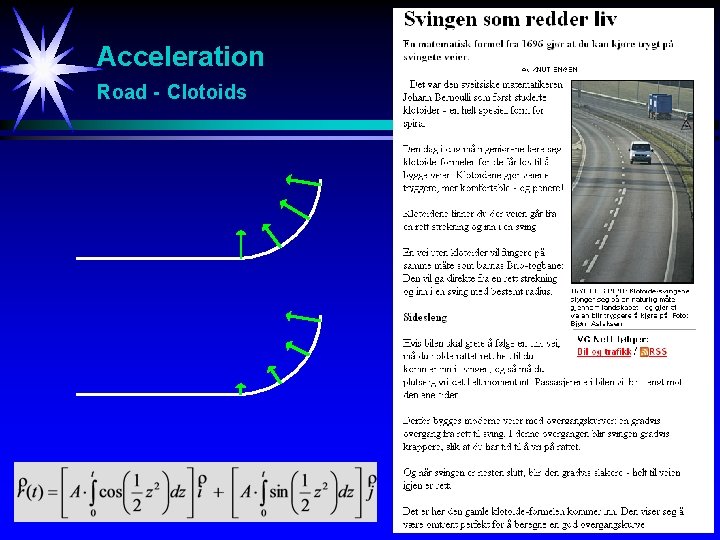 Acceleration Road - Clotoids 