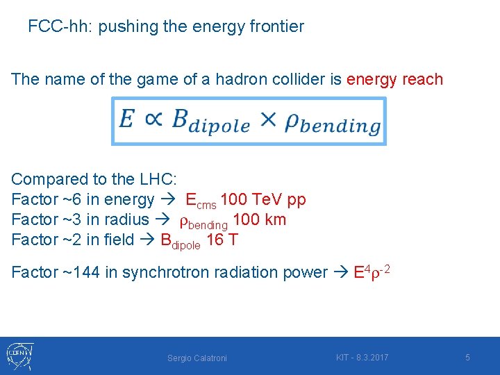 FCC-hh: pushing the energy frontier The name of the game of a hadron collider