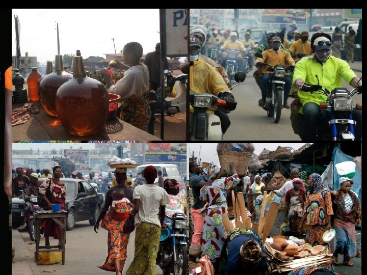 Capitale Porto Novo Cotonou Administrative 250 000 h Economique 800 000 h 