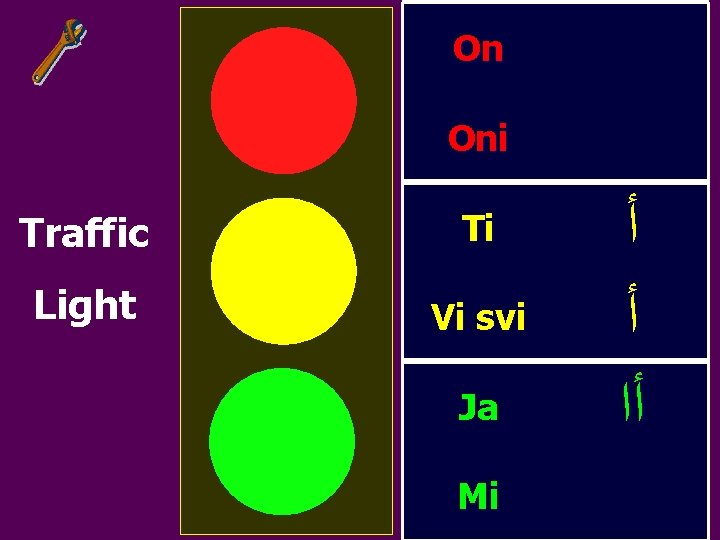 On Oni Traffic Ti Light Vi svi Ja 8 - ﺳﺒﻖ Mi ﺃ ﺃ