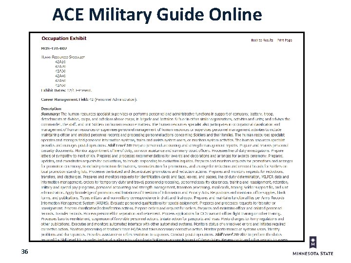 ACE Military Guide Online 36 