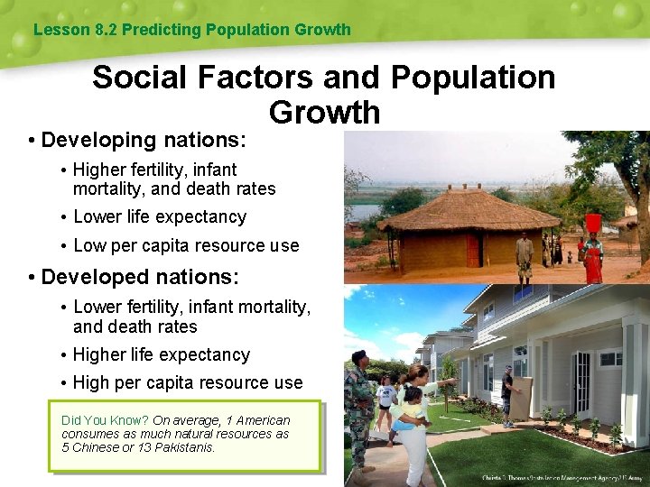 CHAPTER 8 Human Population Lesson 8 1 Trends