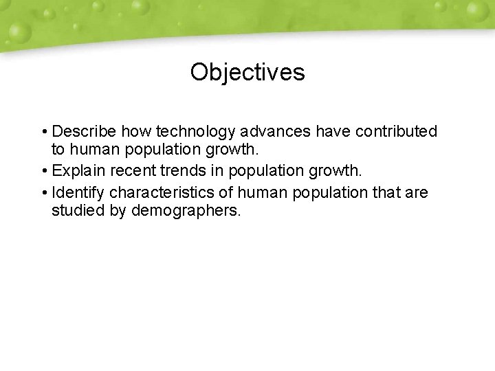 CHAPTER 8 Human Population Lesson 8 1 Trends