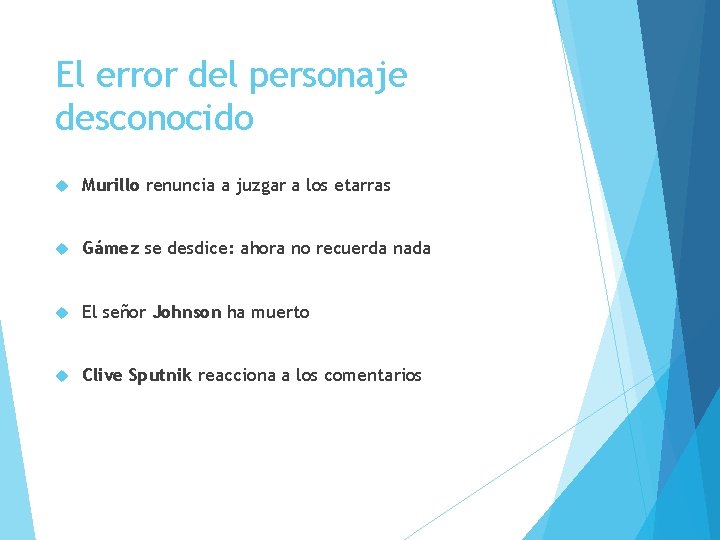 El error del personaje desconocido Murillo renuncia a juzgar a los etarras Gámez se