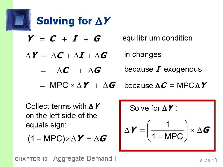solved in the classical model, a decrease in aggregate... CHAPTER 11 Aggregate Demand I Building the IS