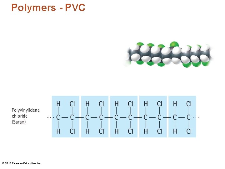 Polymers - PVC © 2013 Pearson Education, Inc. 