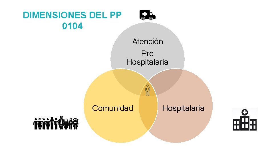 DIMENSIONES DEL PP 0104 Atención Pre Hospitalaria Comunidad Hospitalaria 