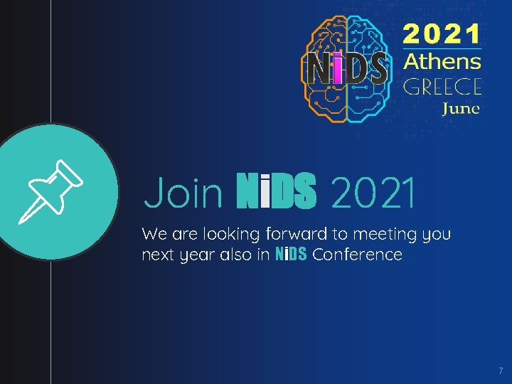 Join Ni. DS 2021 We are looking forward to meeting you next year also