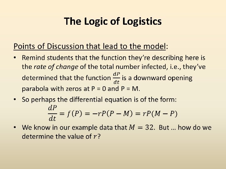 The Logic of Logistics • 